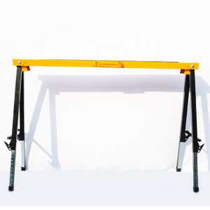 New design Adjustable Height Telescopic Foldable sawhorse for cutting logs